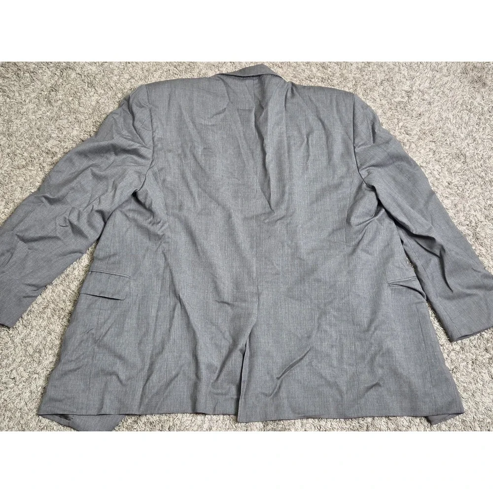 Hickey Freeman Boardroom Blazer Mens 44R Gray 100% Wool Sport Coat Jacket USA